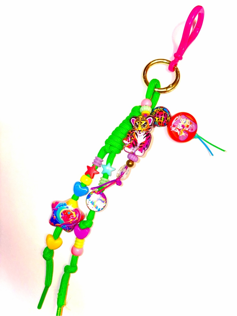 Handmade Lisa Frank Purse/Backpack Charm